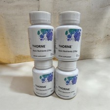 4 Bottles Thorne Research Basic Nutrients 2/Day, 60 Capsules/bottle; Exp 9/26