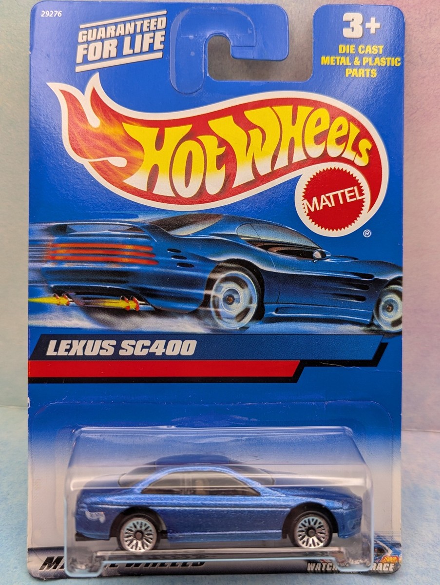 2000 Hot Wheels LEXUS SC400 #210∞blue;lace wire variation