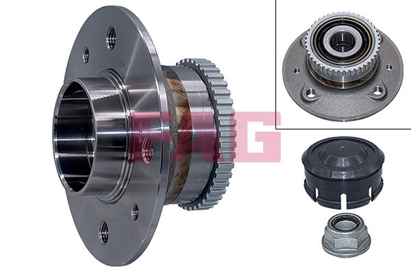 Schaeffler FAG Radlagersatz 713 6309 80 FüR Renault Kubistar Kangoo Nissan FC0-image