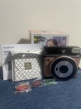 RARE  Top Mint  Fujifilm Instax SQ6 Instant Camera Brushed Gold  f/Japan