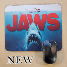 Jaws mousepad non-slip 8x10 in    70s cult mo...