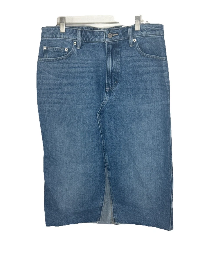 Lucky Brand Women's Midi Denim Skirt Size 10 - Image 2 of 3