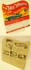 Hot Wheels 1967 Cheetha BP on back redline blister w/regular car plastic blister