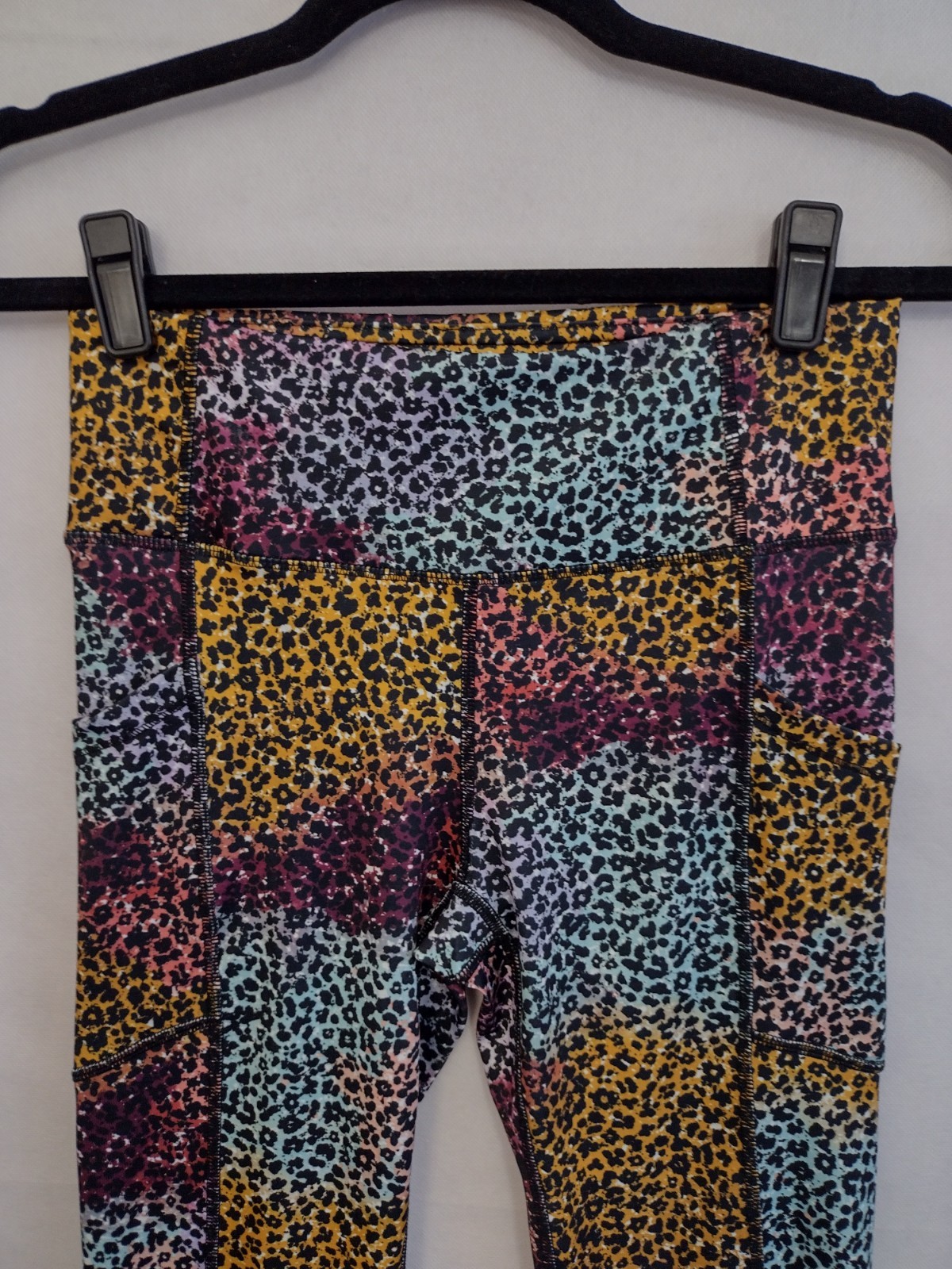 Pro Player Multi Colored Leopard Print Athletic C… - image 4