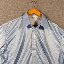 Collars  Co Polo Shirt Mens XL Blue Dress Collar Performance Stretch