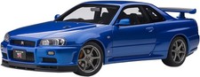 AUTOart 1/18 Nissan Skyline GT-R (R34) V Spec II Bayside Blue 77408