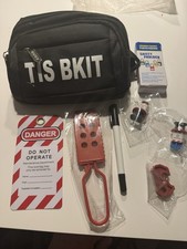 TIS BKIT Lock Off Security Padlock Set And Case.
