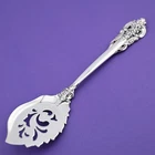 Rare Sterling Silver Wallace Grande Baroque Pierced Cheese Server