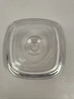 Vintage Pyrex A-7-C Clear Glass Square Replacement Lid 7”