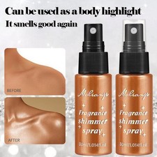 Sparkle Glitter Body Powder - Highlighter Spray Shimmer and Body N , . F A2Y5