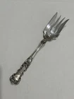 Gorham Buttercup Sterling Silver Cold Meat Fork Serving  8-1/4" No Mono EUC