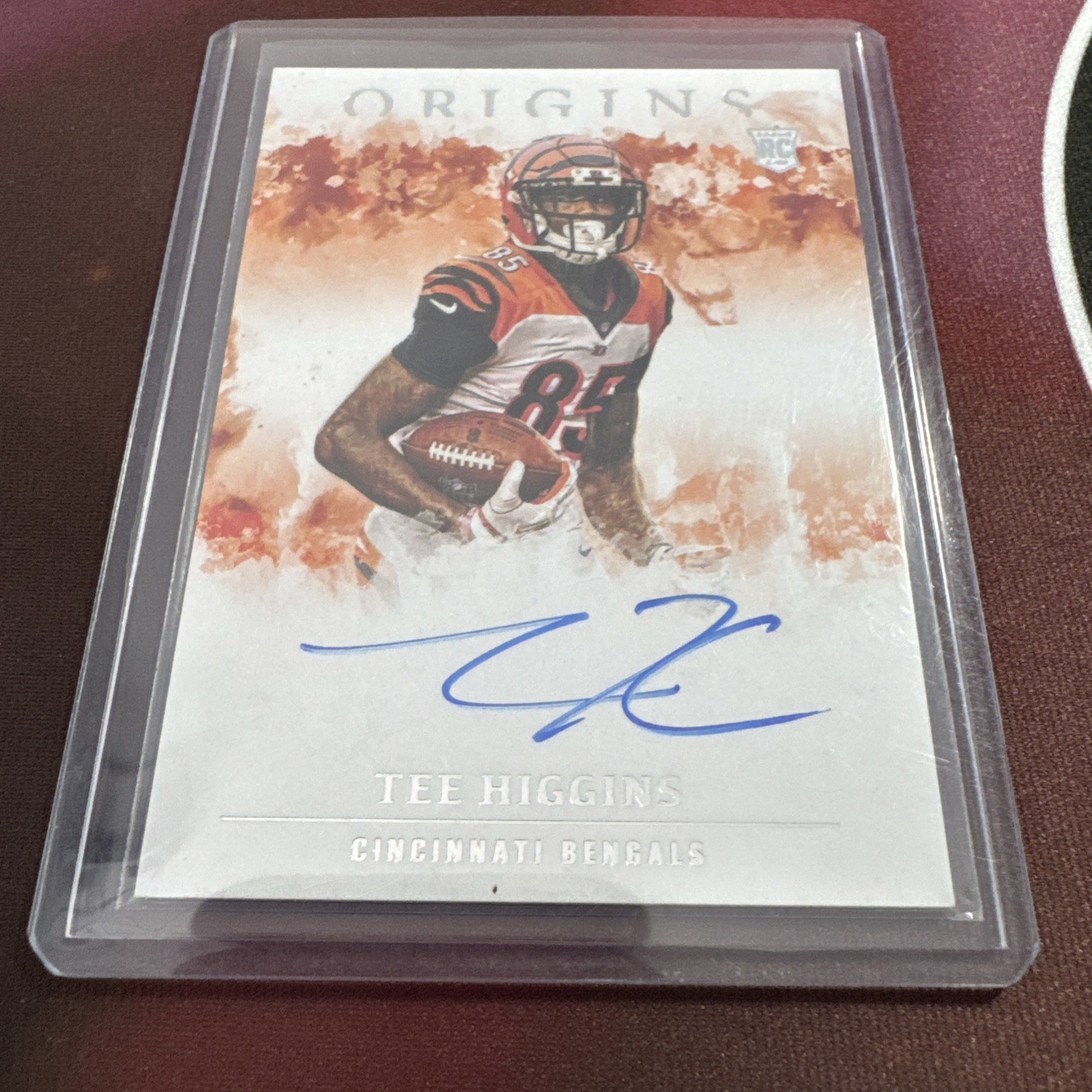 2020 Panini Origins Rookie Auto Tee Higgins #RA-TH Auto RC CIN Bengals
