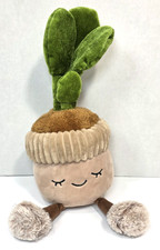 Greenhouse by Russ 12 Plush Stuffed Cactus Plant Soft Toy Flat Bottom