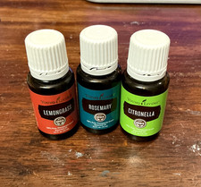 NEW Young Living Three Pack 0.5 oz Essential Oils