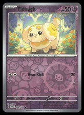 Carta Pokemon Fidough Reverse Holofoil [MCAP - 038/091] quasi nuova