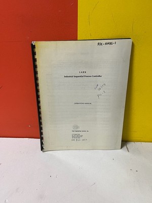 Twis Engineering Systems F/C-HMDS-1 Controller Operations Manual