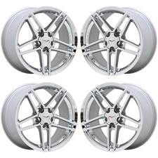 18-19 Corvette Z06 Bright Chrome Wheels Rims Factory Oem 5090 5107 Exchange 18-19 Corvette Z06 Bright Chrome Wheels Rims Factory Oem 5090 5107 Exchange