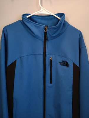 #ad The North Face Apex Bionic Softshell Jacket Full Zip Men#x27;s XL Blue $29.99