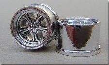 Vincent Wheels D  D AMERICAN RACING W/TIRES FOR TJET Slot Cars