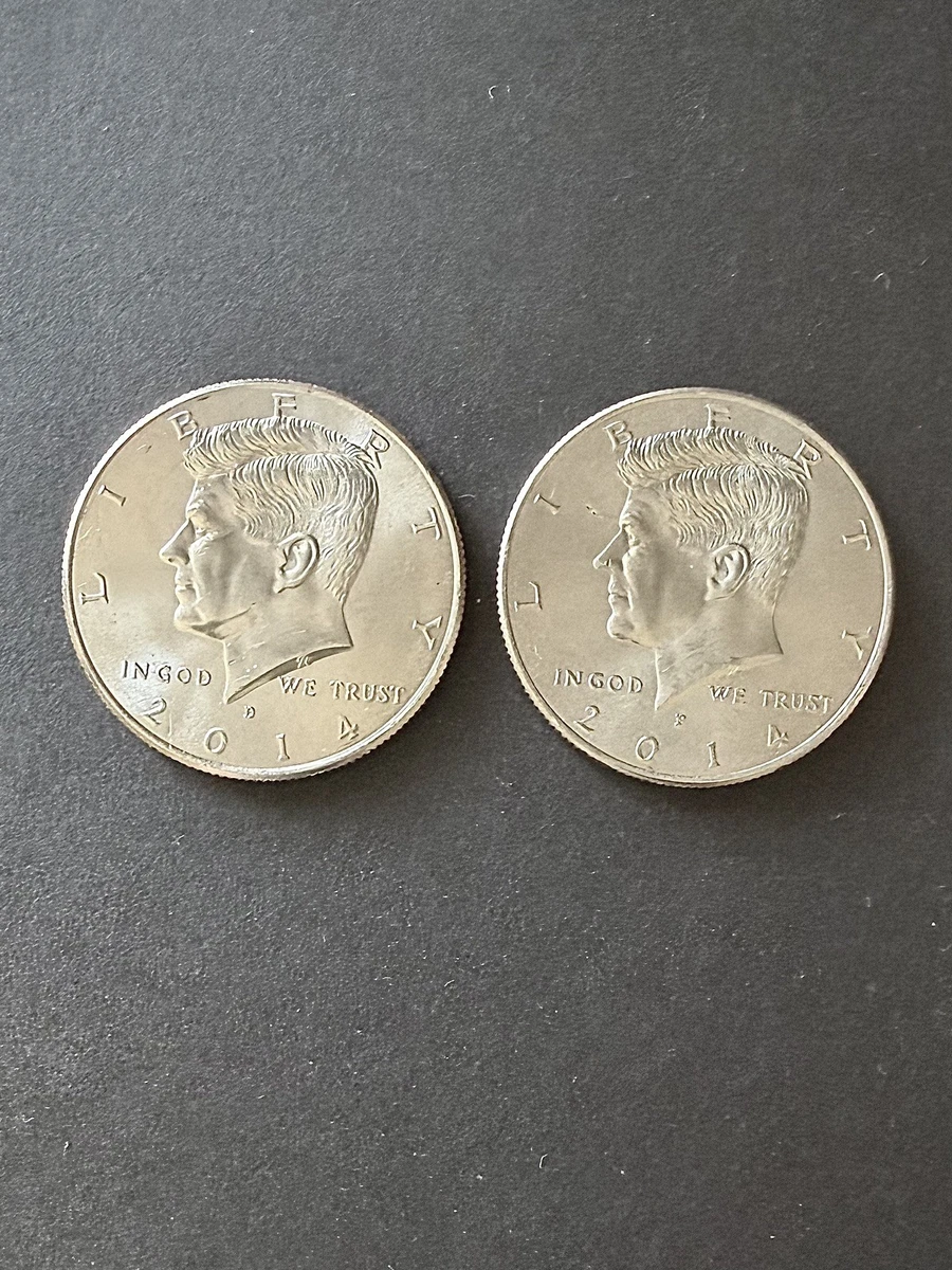 Uncirculated U.S. Mint 2014 Kennedy US Half Dollars (1964-Now) for