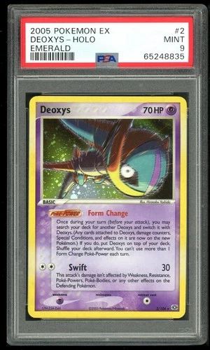 POKEMON DEOXYS 2005 EX EMERALD #2 HOLO PSA 9