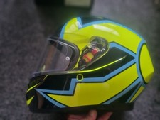 AGV K3 22.06 Rossi Winter Test Phillip Island Yellow / Black Motorcycle Helmet