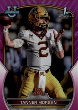 2022 Bowman University Chrome Tanner Morgan #11 Pink Refractor Minnesota 17G