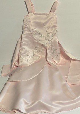 Kid's Love Pink Formal Flower Girl Dress Size 8 Style 2157 100% Polyester