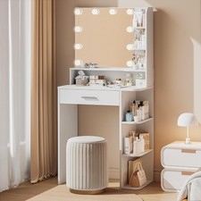 Vanity Desk With Mirror And Lights Lighted Mirror Makeup Vanity Table For Home