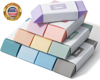 - Pencil Erasers, 10 Pack, Morandi Colors | Soft Rubber Pencil Erasers for Schoo