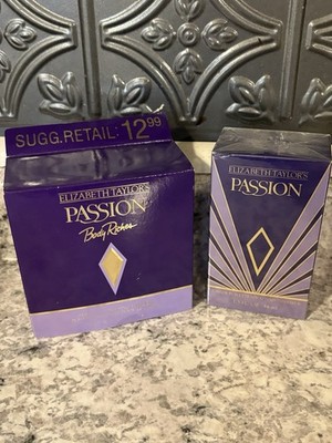PASSION by ELIZABETH TAYLOR PERFUME 1.5oz EDT Spray Dusting Powder 2.6 VINTAGE