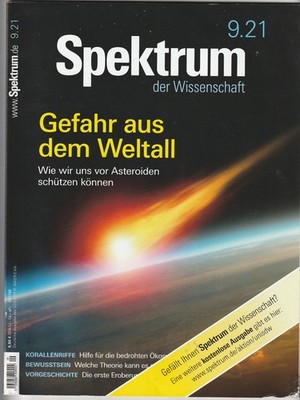 Spektrum der Wissenschaft 9 / 2021  Asteroidenabwehr Erstbesiedlung Amerikas