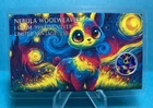 Hayleybug Mint "Nebula Woolweaver" 1 Gram .999 Color Silver round in COA Card