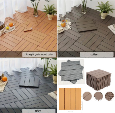 OUTDOOR WASSERDICHT TERRASSENDIELEN BODENFLIESEN TERRASSE BALKON PP KUNSTSTOFF-VERRIEGELBAR