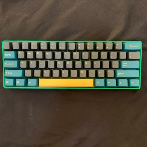 126 Key Mars Green PBT Keycap Set Double Shot OEM Profile Key Caps For Meck Keeb - Picture 7 of 12