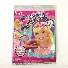 Barbie Scratch  Design Fashion  Jewelry / 200 Stickers