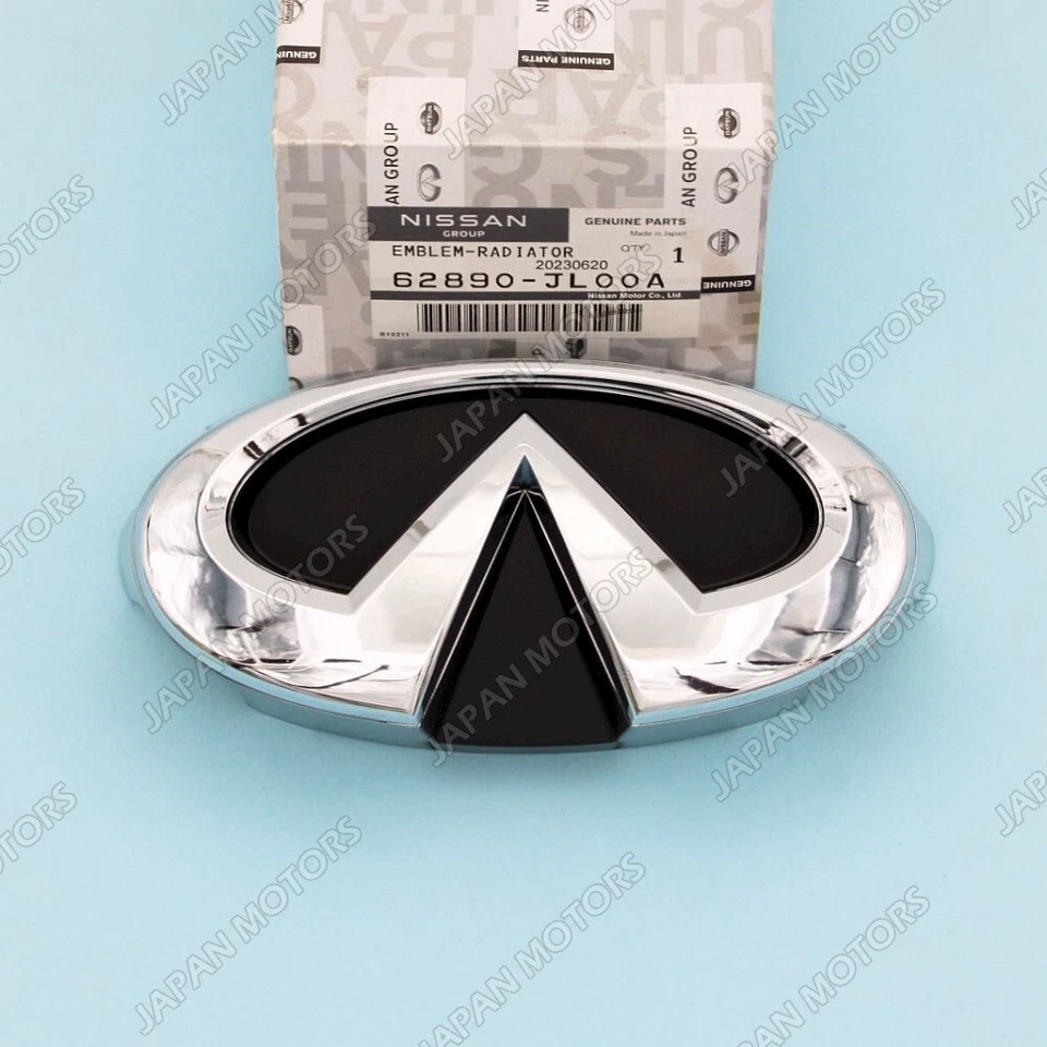 Genuino 2008-15 INFINITI cupé Q60 G37 radiador delantero parrilla emblema 62890-JL00A Foto 2 de 4