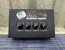 Donner DEL-4 Stereo Headphone Amplifier 4-Channel Amp