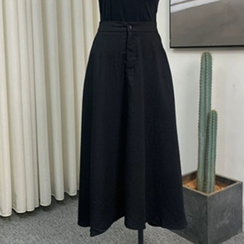 Japanese Women Long Sleeve Retro Loose Dress Split Shirt Dress Casual - Picture 8 of 17
