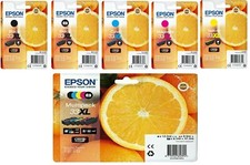Epson 33XL T3351 T3361 T3362 T3363 T3364 T3357 Multipack Orange Cartridges Lot
