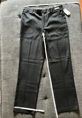 slim fit dress slacks Tapered Fit Pleated Pants