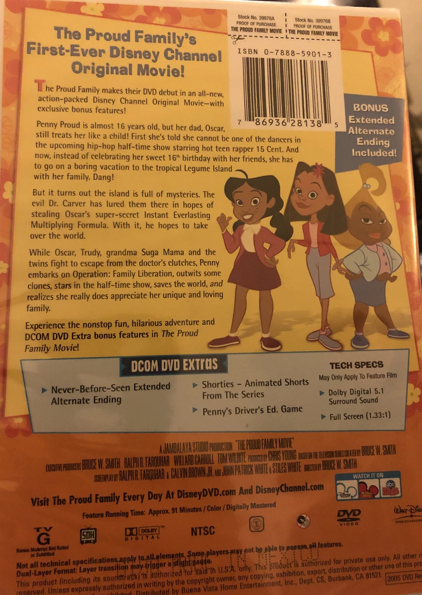 The Proud Family Movie Dvd