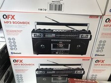 QFX MP3 Boom box-Radio  Cassette Recording Player