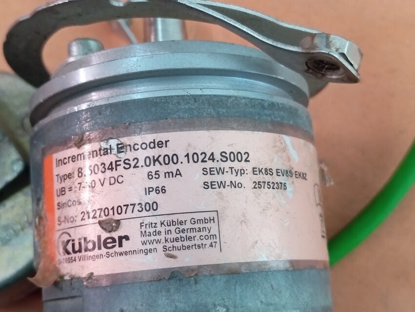 Kubler 8.5034FS2.0K00.1024.S002 Incremental Encoder
