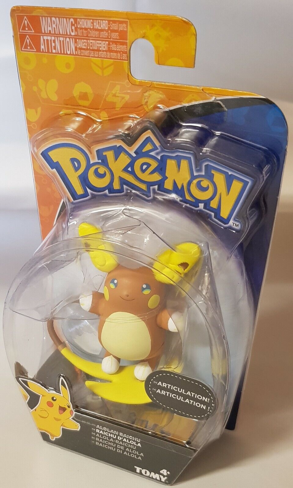 Pokemon Figuras de Ação - Alolan Raichu - Sunny - TS Toys