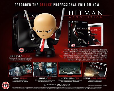Jeu PS3 Hitman: Absolution Professional Edition - Complet, Très Bon état - Testé Et Fonctionnel