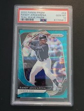 2020 Panini Prizm Teal Wave Randy Arozarena Rookie RC #53 PSA 10 GEM MINT