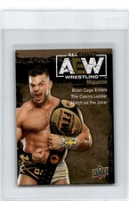 2021 Upper Deck AEW All Elite Wrestling Gold Magazine Parallel  Brian Cage