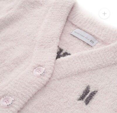 BTS GELATO PIQUE loves BTS CARDIGAN PINK size M-L JPFC