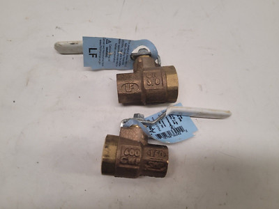 APOLLO 77CLF-102-01A  3/8''  BALL VALVES  (LOT OF 2)